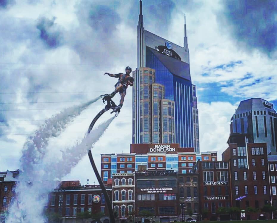 Downtown Nashville FlyBoarding